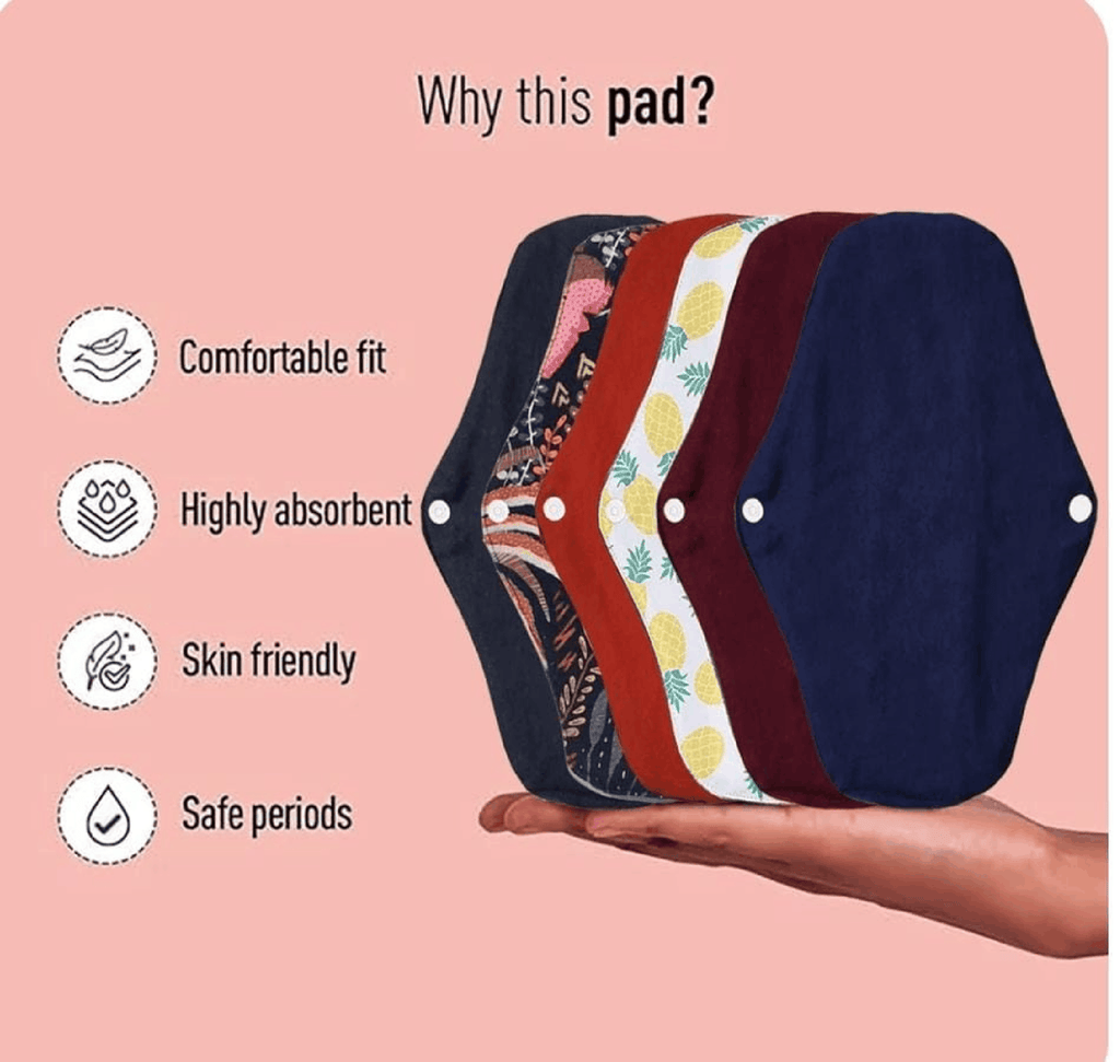 Blesi New Waterproof Women Cloth Sanitary Napkin Menstrual Pad Reusable, Period Pads, Sanitary Pads - Blesiundergarments